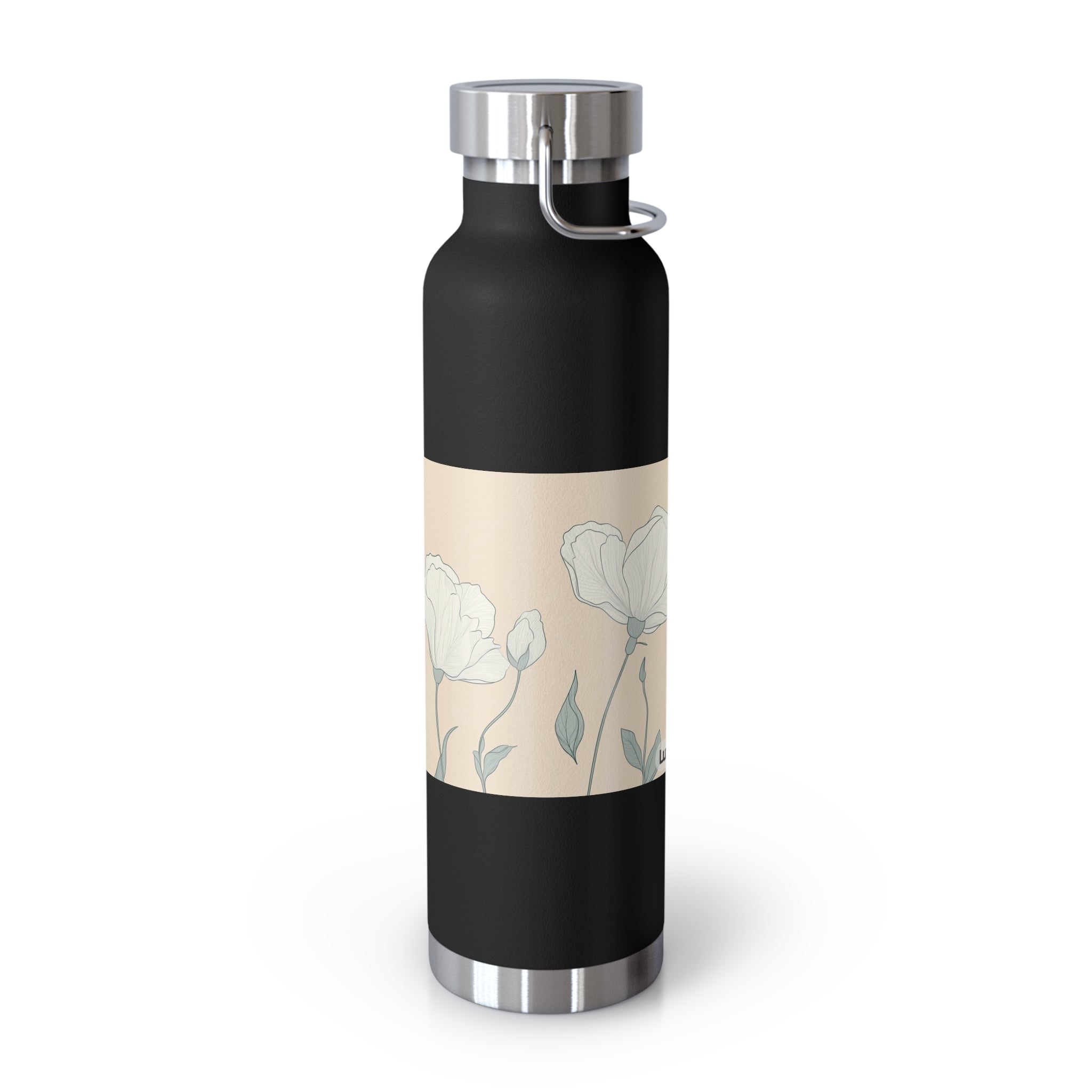 Floral Design Insulated Water Bottle