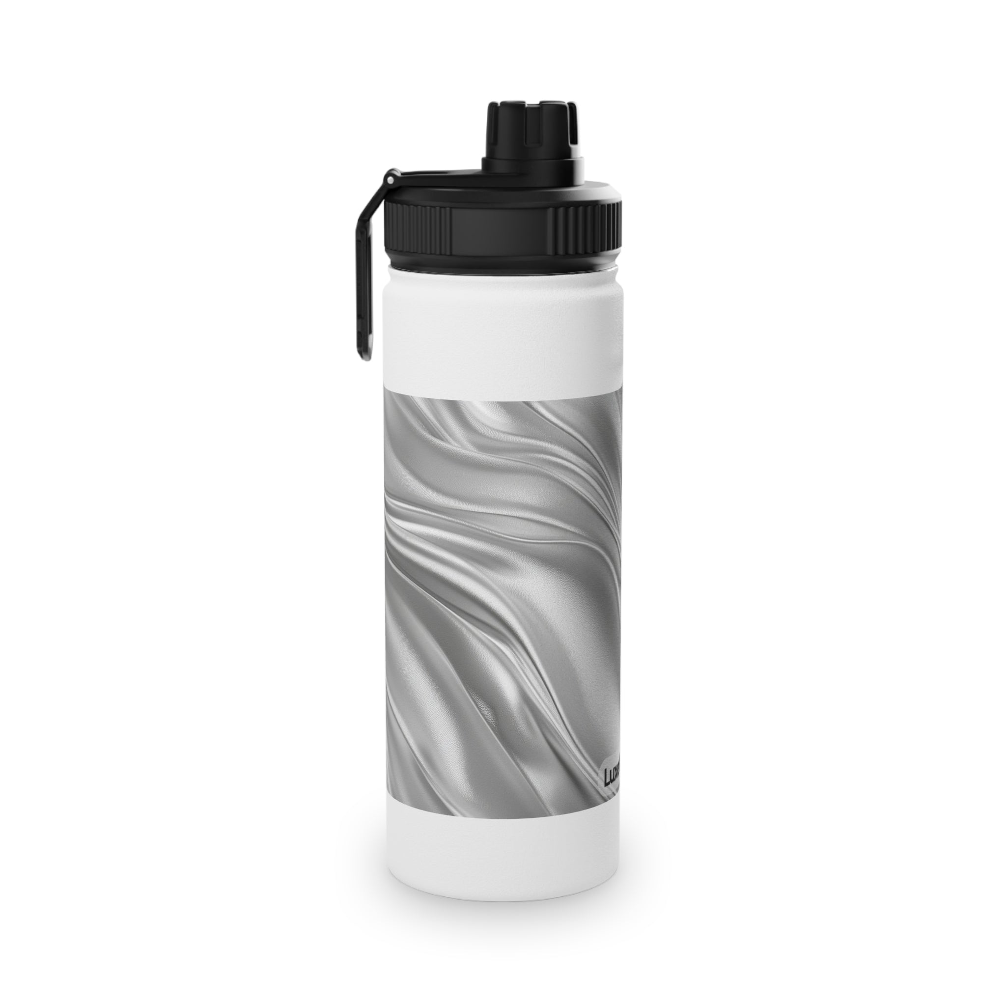 Sleek Stainless Steel Water Bottle with Sports Lid