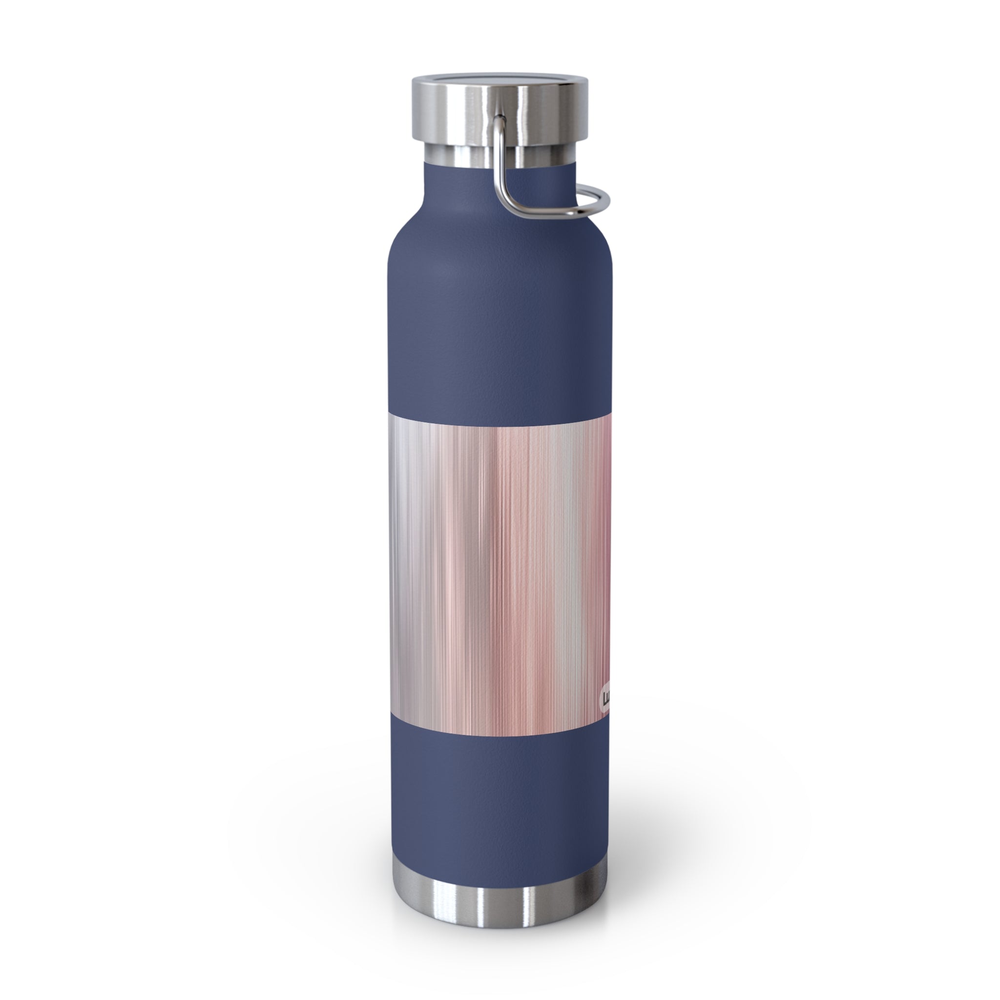 Stylish Copper Vacuum Insulated Water Bottle - 22oz
