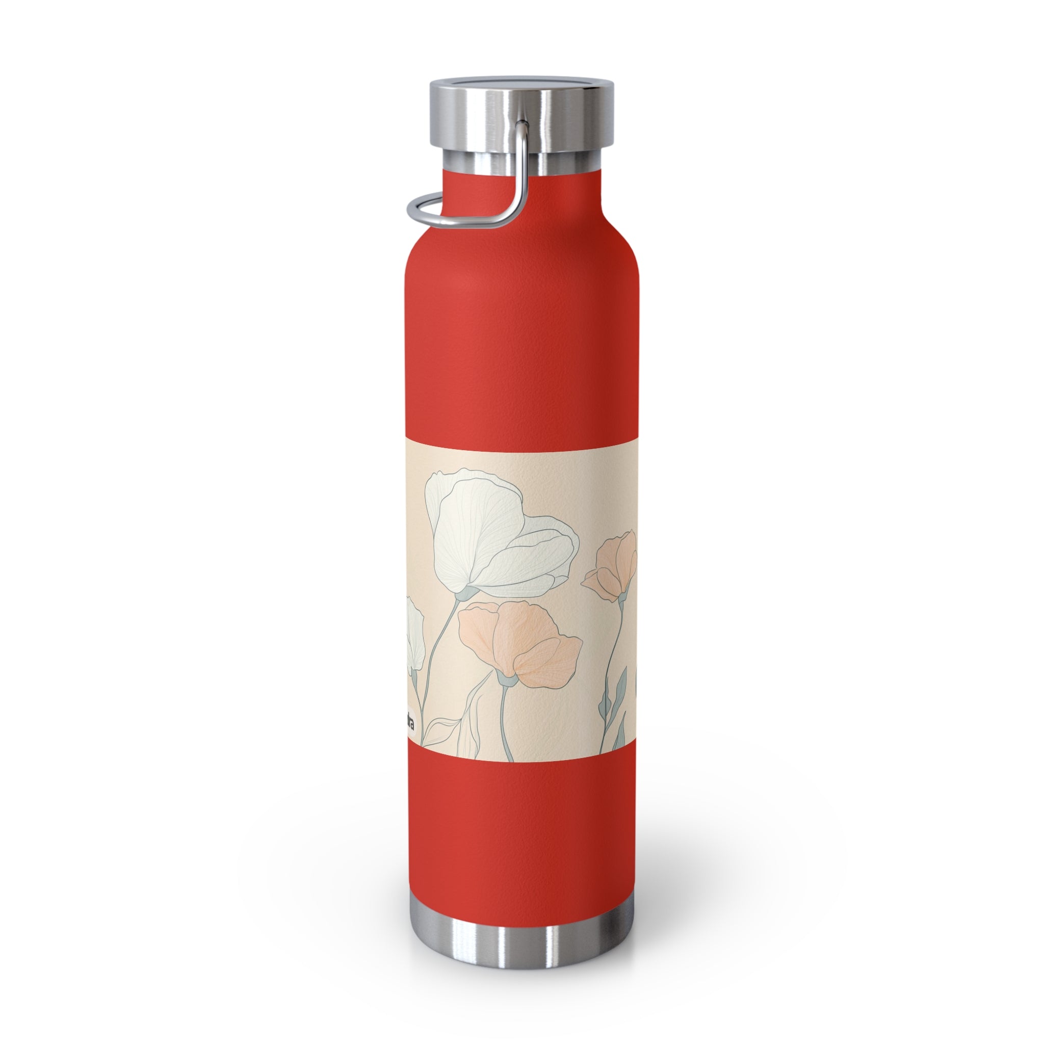 Floral Design Insulated Water Bottle