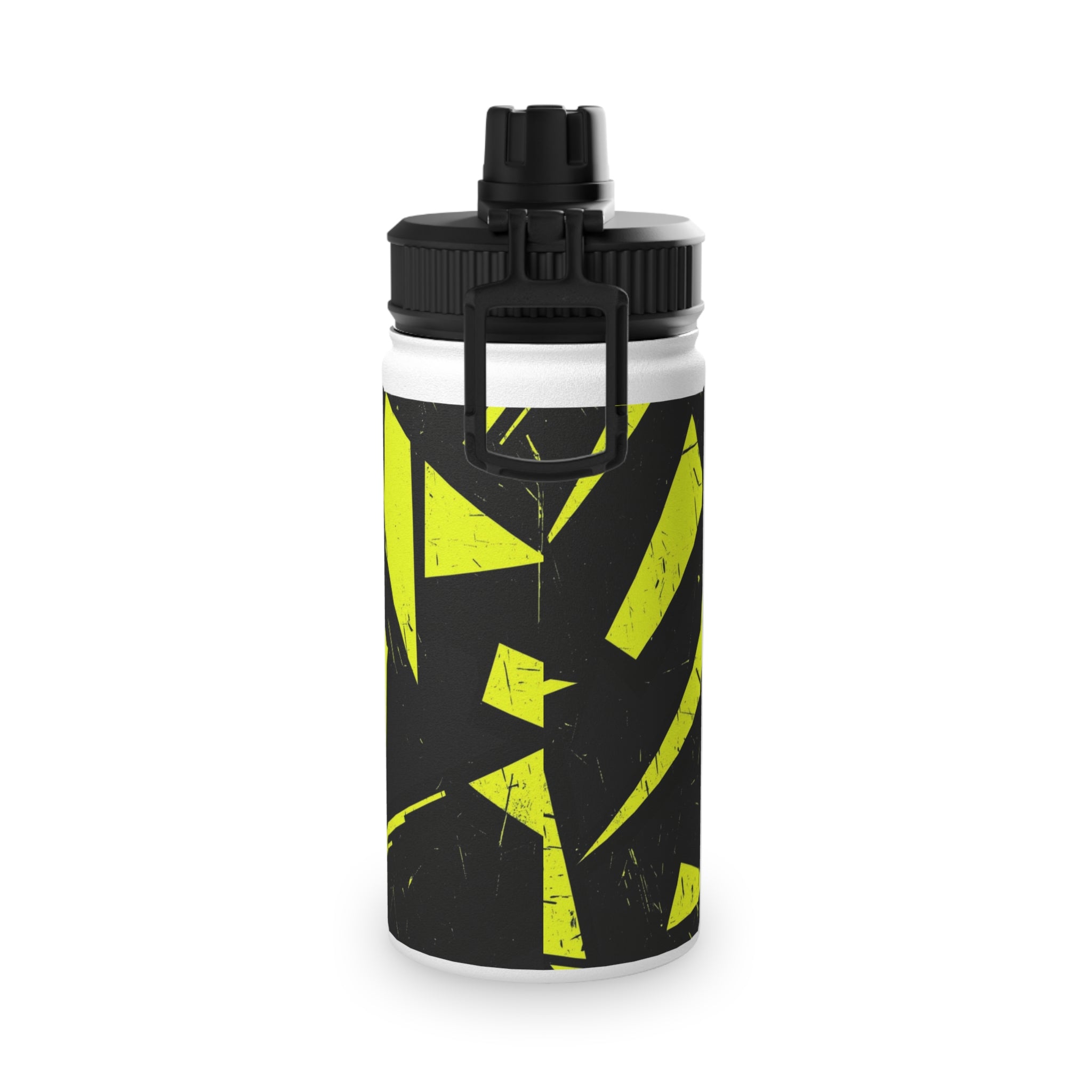Sporty Stainless Steel Water Bottle with Sports Lid