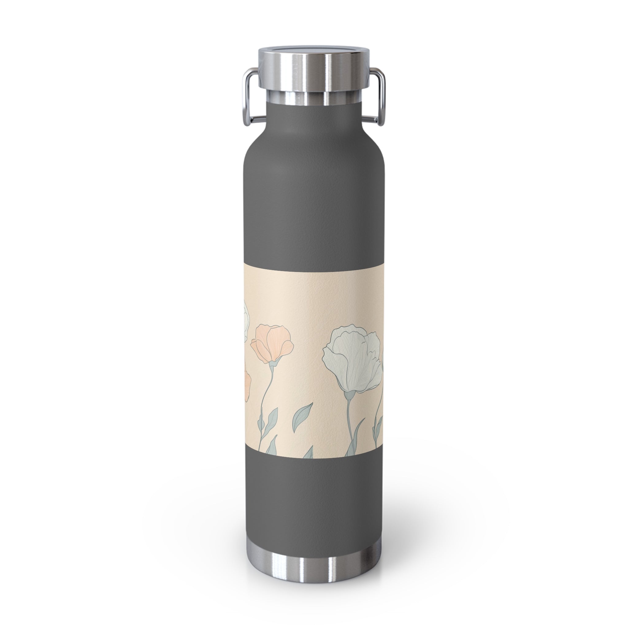 Floral Design Insulated Water Bottle
