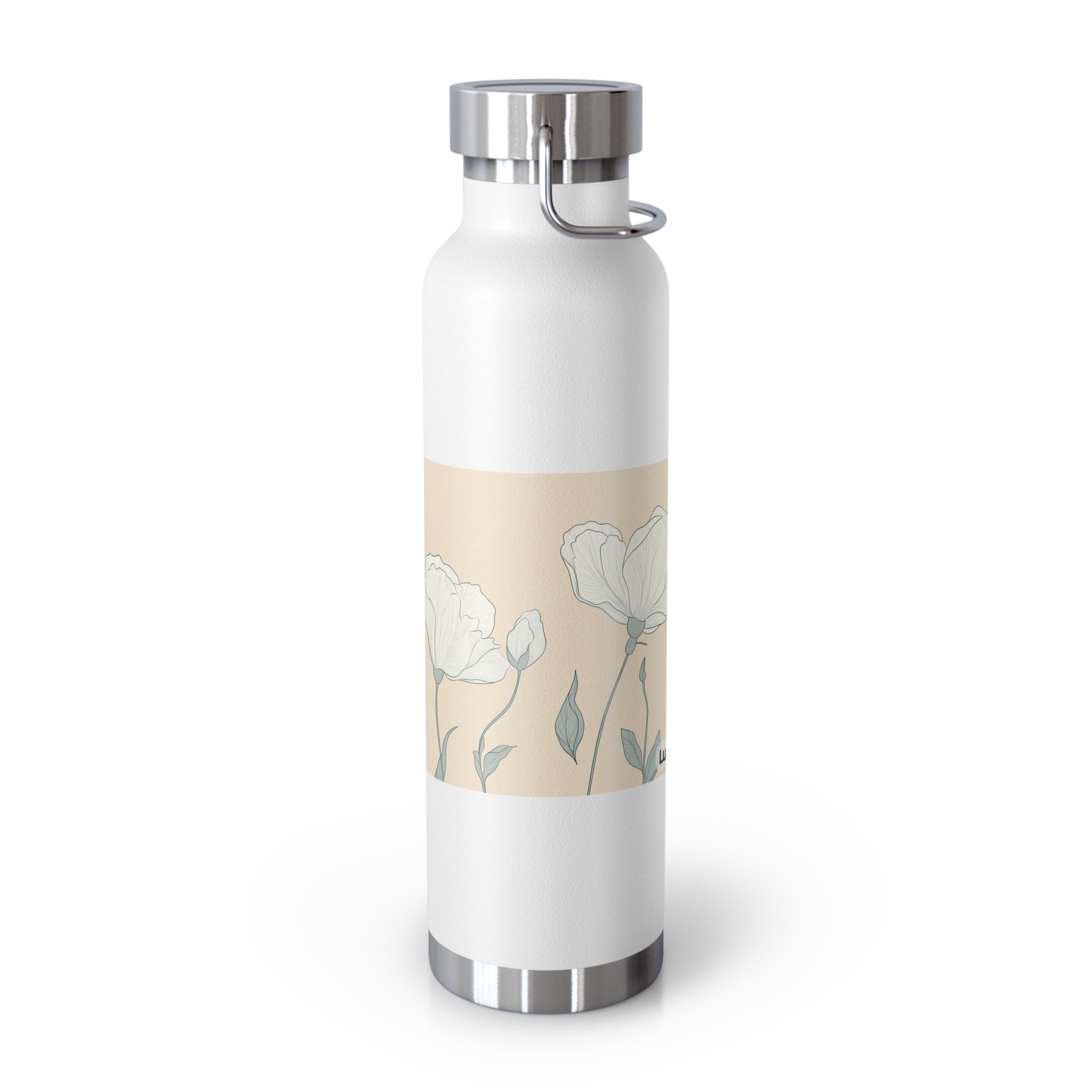 Floral Design Insulated Water Bottle