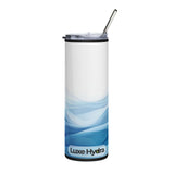 Custom Wave Design Stainless Steel Tumbler