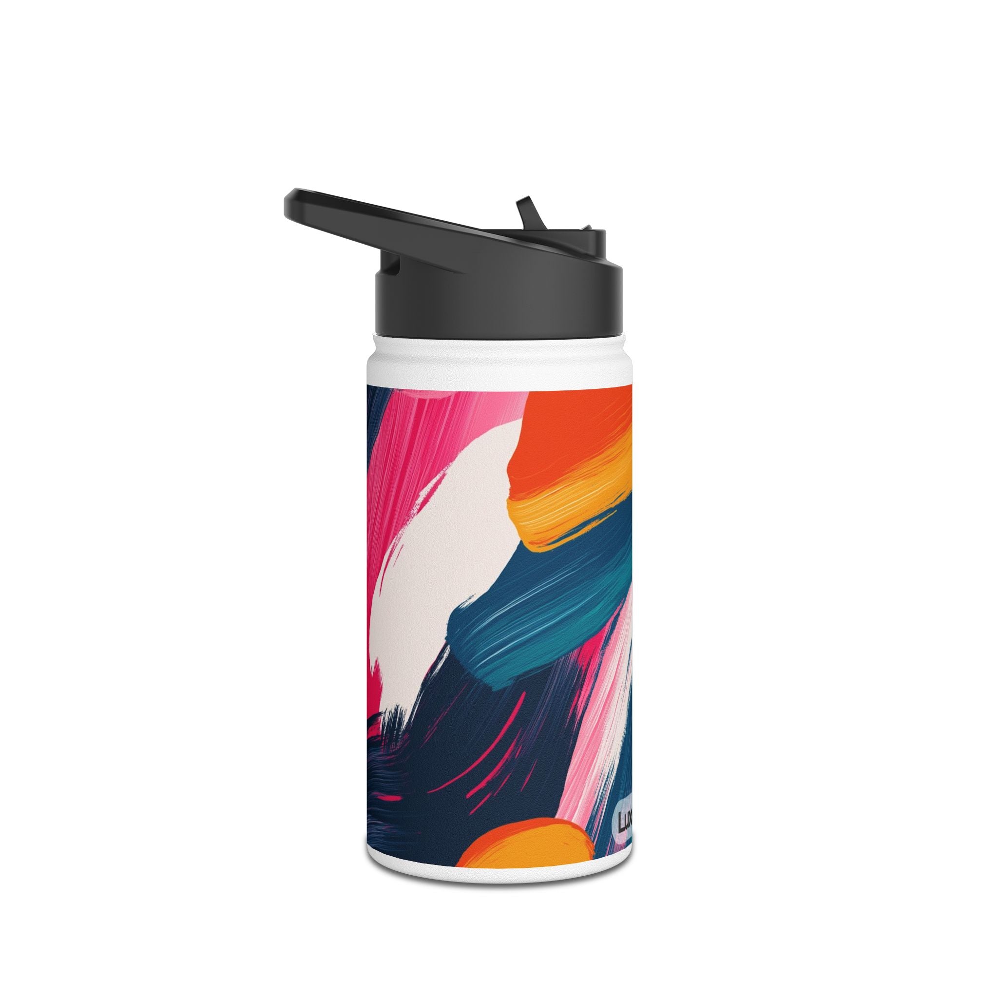 Vibrant Abstract Stainless Steel Water Bottle