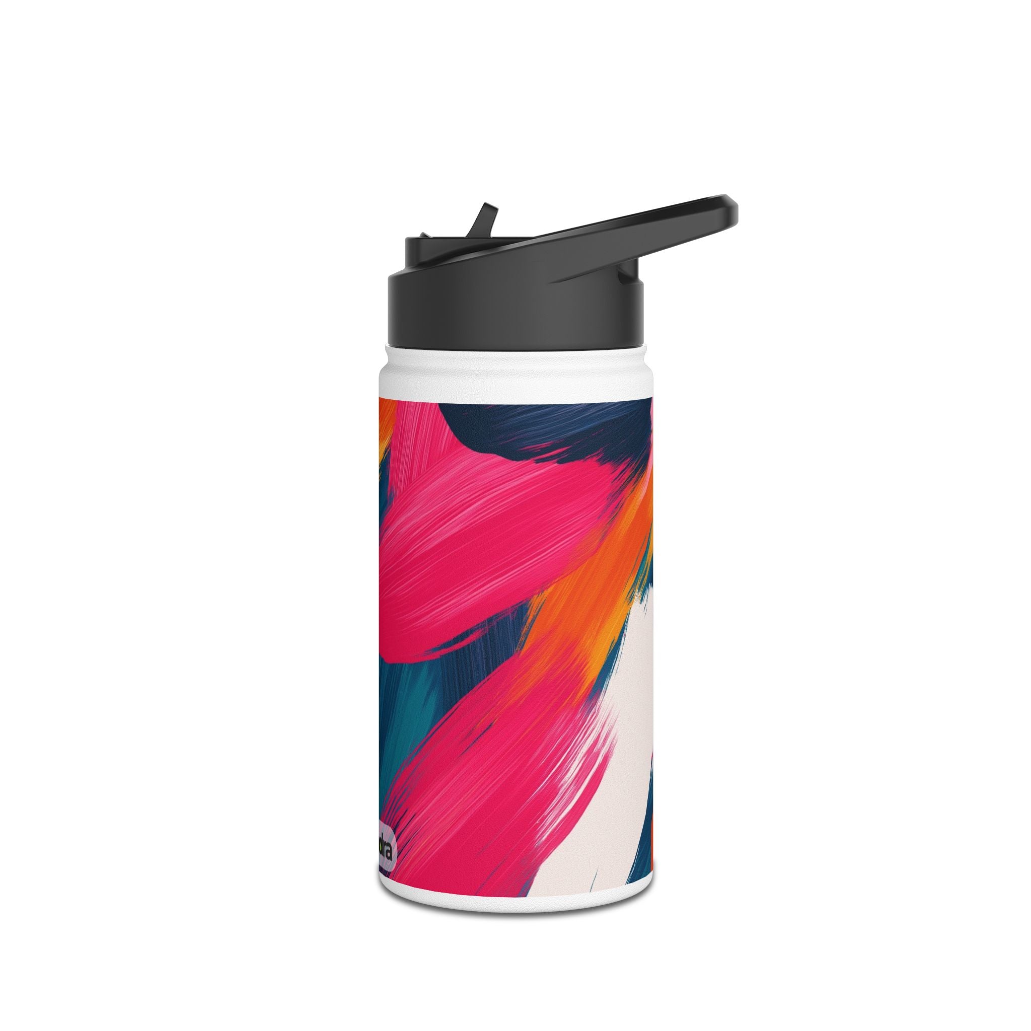 Vibrant Abstract Stainless Steel Water Bottle