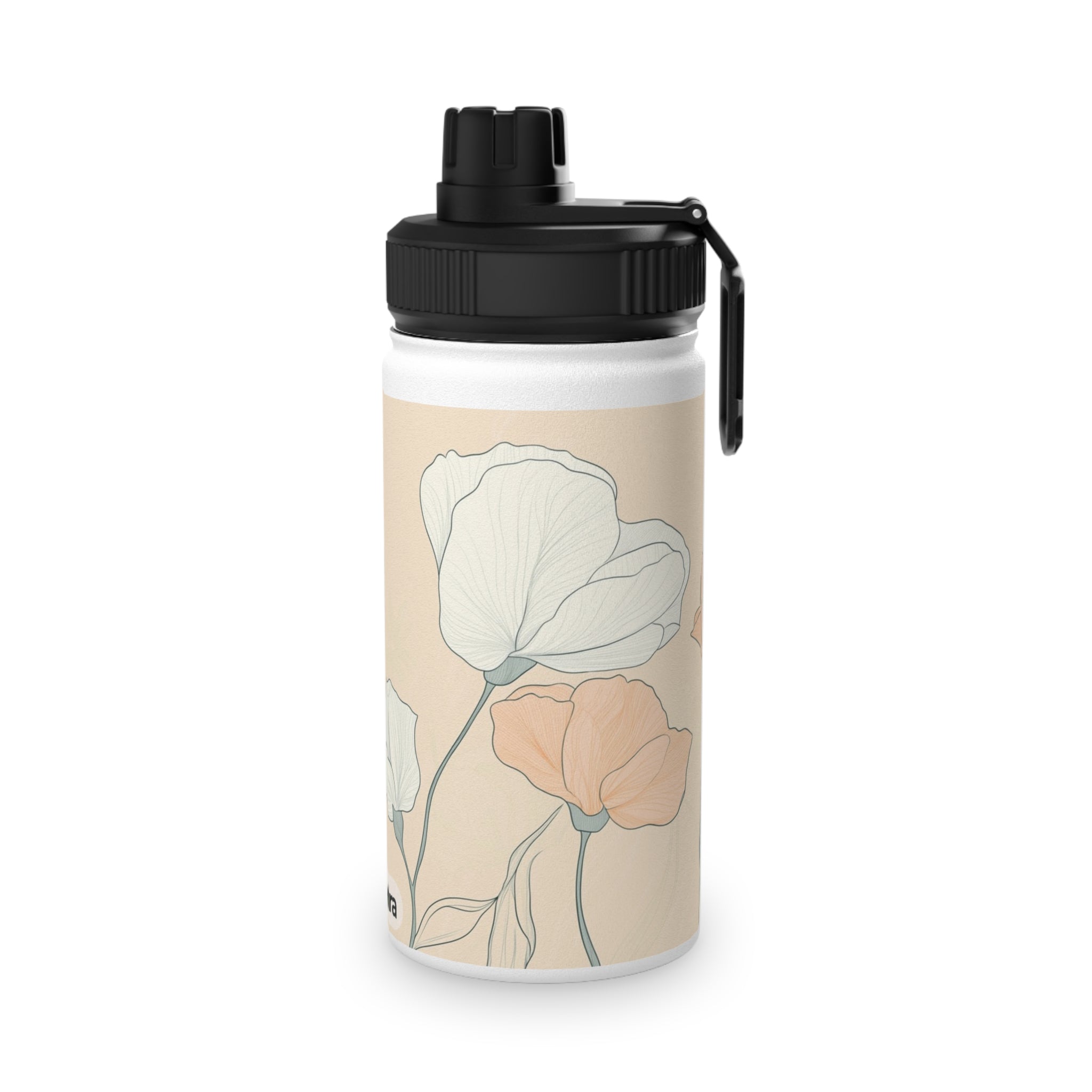 Floral Stainless Steel Water Bottle