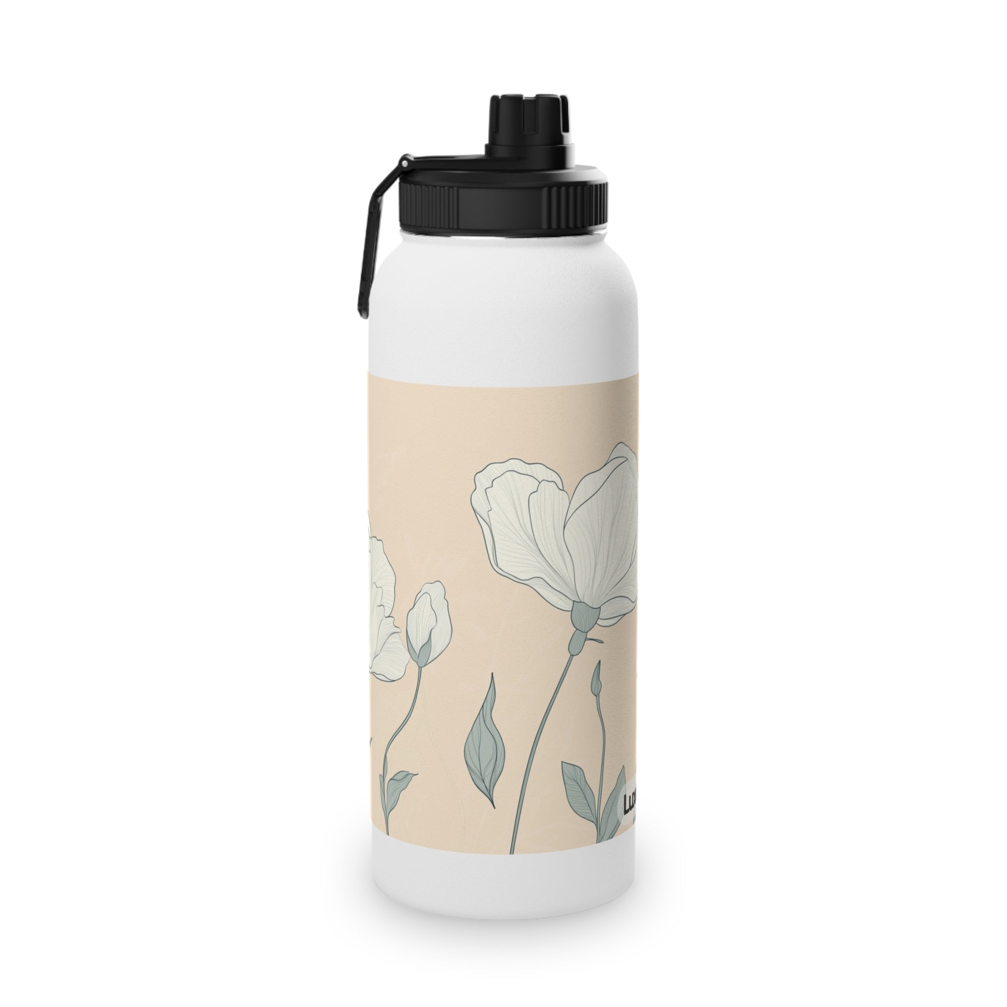 Floral Stainless Steel Water Bottle