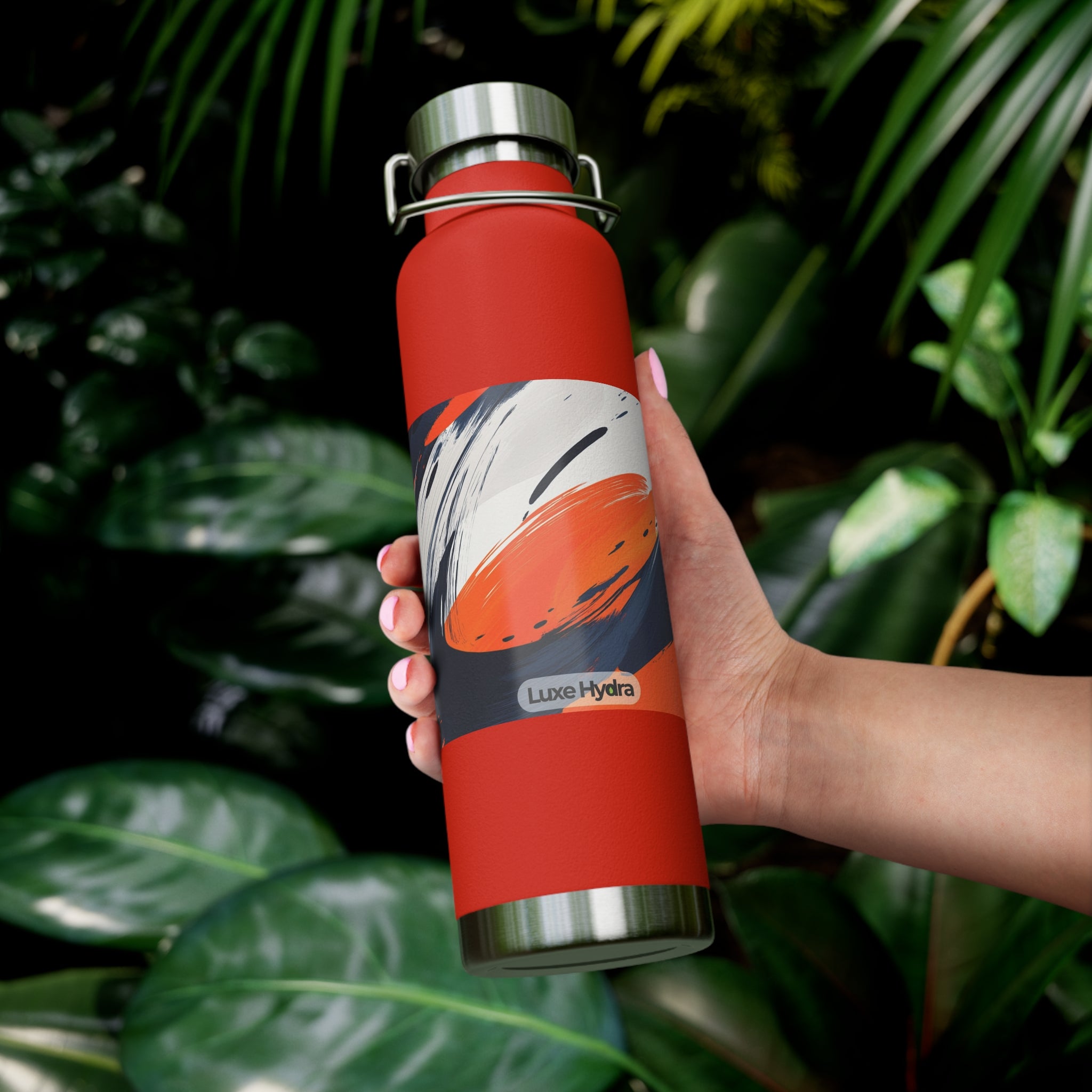 Stylish 22oz Copper Vacuum Insulated Water Bottle